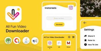 All Fun Video Downloader(Instareels, Zili, Mitron, Chingari, Roposo)