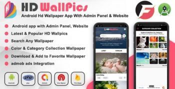 Android HD Wallpaper App and Website with Admin Panel