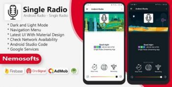 Android Single Radio and Admin Panel