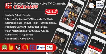 CinemApp v2.1.7 – Movies, TV Series, Live TV Channels, TV Cast