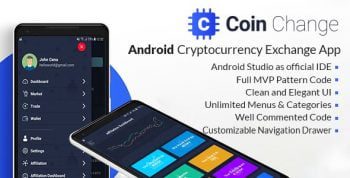 Coin change – Android Cryptocurrency Exchange Template