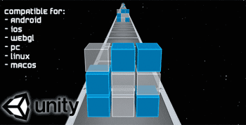 Color Cube – Unity Complete Project (compatible for android, iOS, WebGL, PC, Linux) – endless puzzle