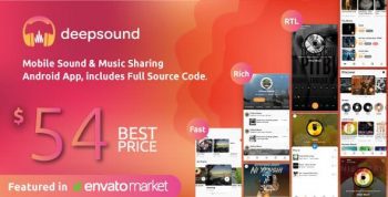 DeepSound Android- Mobile Sound & Music Sharing Platform Mobile Android Application