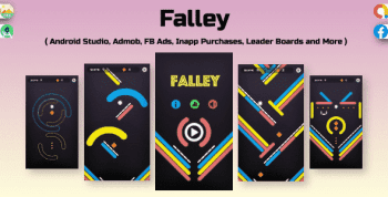 Falley : (Android Studio+Facebook Ads+Inapp+Leaderboard+ready to publish)