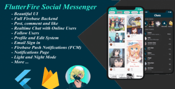 FlutterFire Social: Chat and Messaging app with Flutter and Firebase