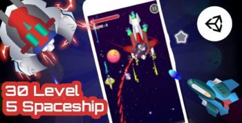 Gallaxy Battle – Unity Complete Project With Admob Ad for Android and iOS