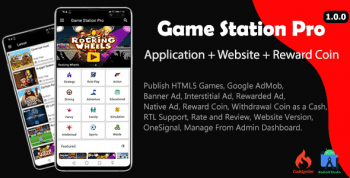 Game Station Pro (Application and Website)