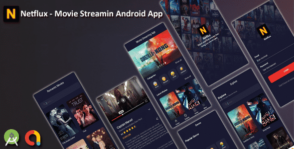 Netflux – Movies – Live Streaming – TV Series, Android app