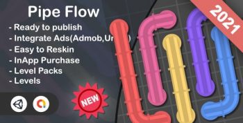 Pipe Flow (Unity Game+Admob+iOS+Android)