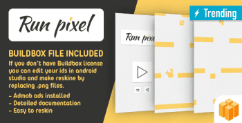 Pixel Run – BUILDBOX – ANDROID – Game Template