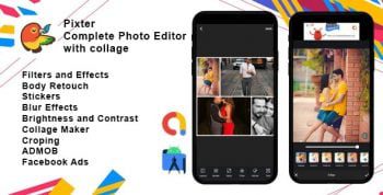 Pixter – Photo Editor Collage Maker (Admob Money Earning)