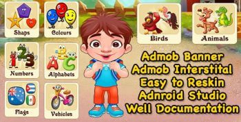 Pre School Learning Game + Best Education Game + Admob + Ready For Publish