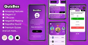 Quizbox – Online quiz application with earning system (Android/Laravel)