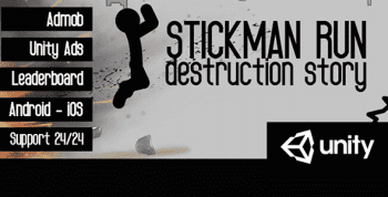 Stickman Run Game- Unity Template