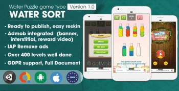Water Sort Puzzle – Unity Complete Project