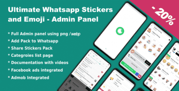Ultimate Whatsapp Stickers and Emoji – Admin Panel