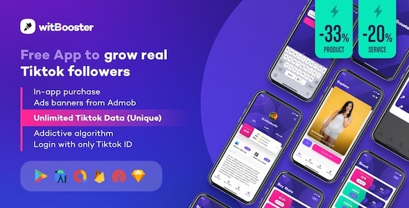 WitBooster – Free App to grow real Tiktok video followers for Android