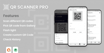 QR Scanner Pro - Admob Ads & Facebook Ads