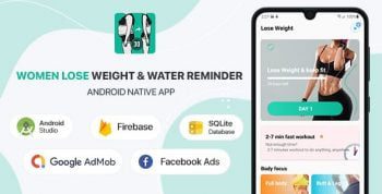 Women Lose Weight & Water Reminder (Kotlin)
