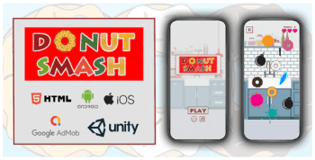 Donut Smasher Unity3D – Android, iOS, Html