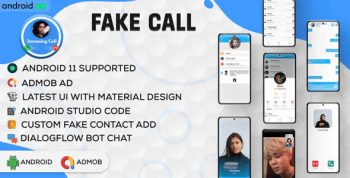 Fake Call – Fake Video Call – Dialogflow Message – Auto Message Bot System – Android App – Admob V2.1