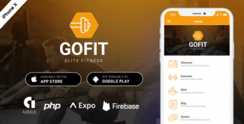 GoFit – Complete React Native Fitness App + Backend