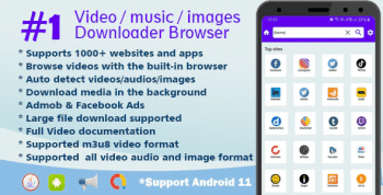 Lion Browser - Downloader Video audio images - All in one video downloader browser