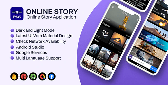Story App Android – (Short Little Story, Blog Publishing Application)