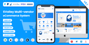 6valley Multi-Vendor E-commerce – Complete eCommerce Mobile App, Web, Seller and Admin Panel V5.1