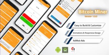 Bitcoin Miner App with Admin Panel and Admob