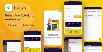 Ldura – Flutter Age Calculator Mobile App
