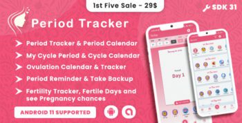 Period Tracker, Ovulation Calendar & Fertility App For Women