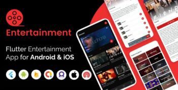 Mighty Entrainment – Flutter Video Streaming App for Android and iOS with Php Backend