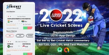 Live Cricket Score : Live Line Fastest Cricket Scores – 2 ball ahead of television