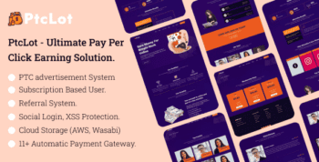 PtcLot - Ultimate Pay Per Click Earning Solution