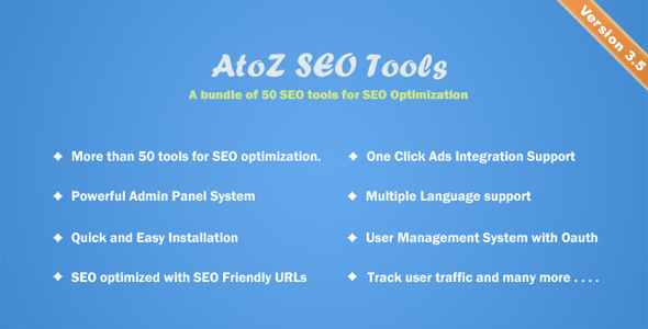 AtoZ SEO Tools – Search Engine Optimization Tools