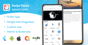Swipe News – Inshort clone in Flutter