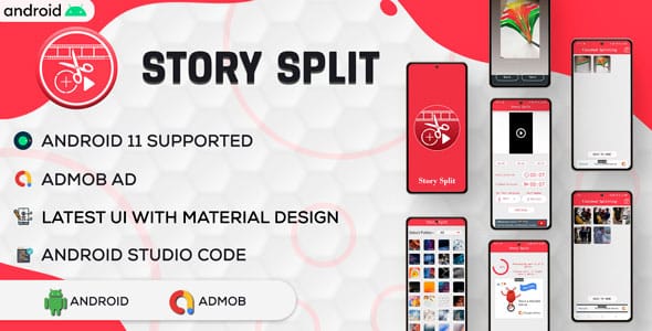 Video Splitter for WhatsApp Status | Video Status Splitter | Video Cutter | Android App |Admob|V3.0