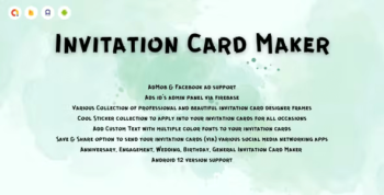 Invitation Card Maker – Digital Invitation Card Maker ( Android 12 Supported New Design)